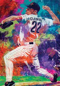 Roger Clemens Houston Astros fine art print by Robert Hurst