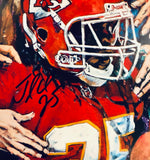 Jamaal Charles Kansas City Chiefs fine art print featuring Charles. Limited number of autographed prints available