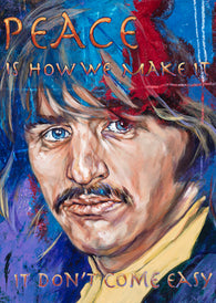 Ringo - Peace fine art print and limited edition canvas giclee by Robert Hurst