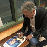 Jim Collins signing fine art print by Robert Hurst