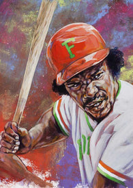 Andre Dawson - Florida A&M autographed fine art print signed by Dawson