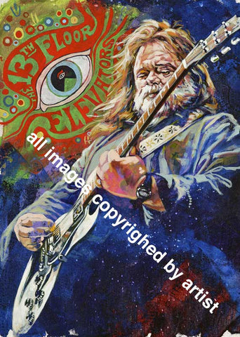 Roky Erickson The 13th Floor Elevators fine art print
