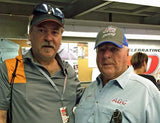 A J Foyt with artist Robert Hurst