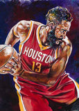 James Harden fine art print featuring Harden