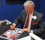 Gerald Myers signing fine art print by Robert Hurst