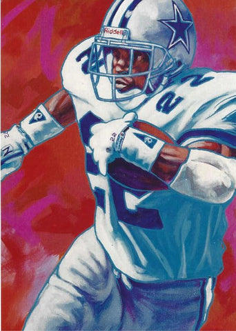 Emmitt Smith On the Run fine art print by Robert Hurst