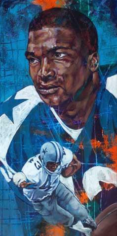 Don Perkins autographed limited edition print