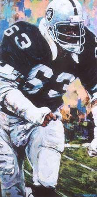 Gene Upshaw autographed limited edition print