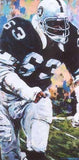 Gene Upshaw autographed limited edition print