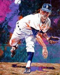 Denny McLain autographed art print