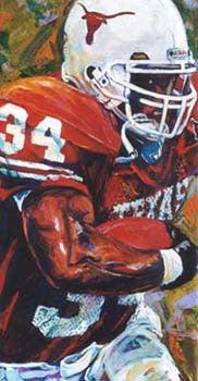 Ricky Running (Ricky Williams) fine art print