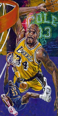 Shaquille O'Neal limited edition fine art print featuring Shaq