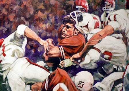 Worster in Action fine art print of Steve Worster