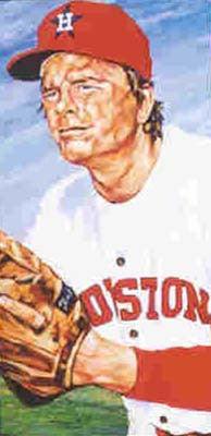 Larry Dierker autographed art print