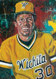 Joe Carter - Wichita State autographed limited edition print