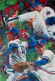 Texas Rangers HOF Pitchers autographed limited edition print