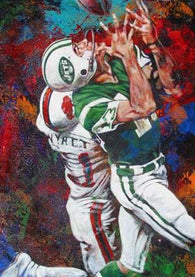 Don Maynard autographed art print