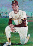 Floyd Bannister - Arizona State autographed limited edition print