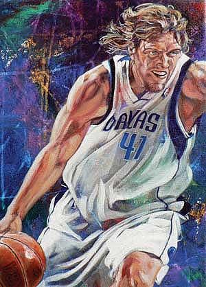 Dirk Nowitzki fine art print