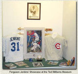 Cubs Trio: Ernie Banks, Fergie Jenkins and Billy Williams autographed limited edition print