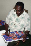 Meadowlark Lemon autographed art print