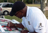 Mike Rozier - Nebraska signing autographed art fine art print