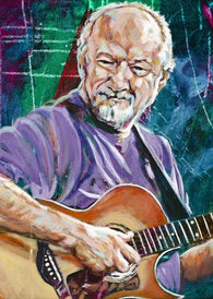 Sonny Curtis autographed limited edition fine art print signed by Curtis