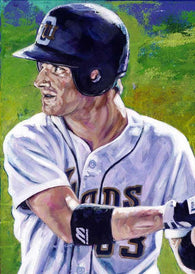 Tim Jorgensen - University of Wisconsin Oshkosh autographed fine art print