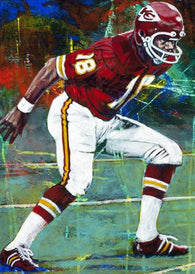 Emmitt Thomas autographed limited edition print