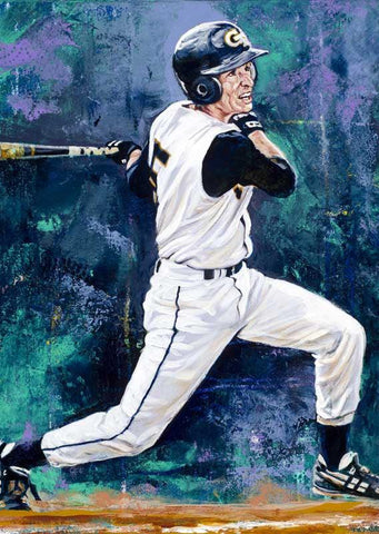 Nomar Garciaparra - Georgia Tech autographed fine art print