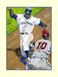 Lou Brock - Southern University autographed fine art print