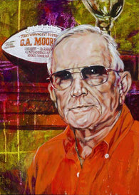 G.A. Moore Jr. autographed limited edition fine art print