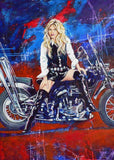 1968 Harley-Davidson Bardot Inspired fine art print