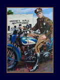 1931 Harley Flathead at Gruene Hall fine art print