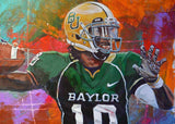 Robert Griffin III (RG3) Back for the Pass - Baylor Bears fine art print