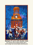 Tyler Rose of Texas fine art print featuring Earl Campbell