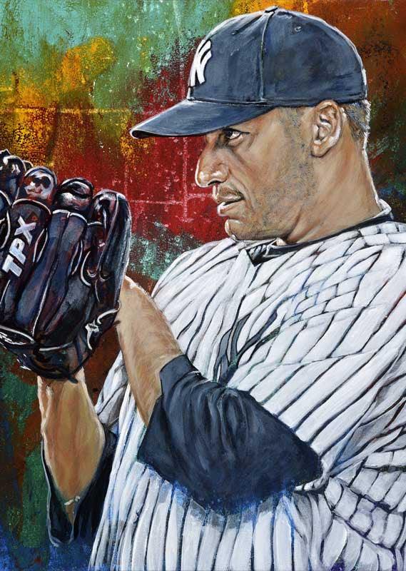 Andy Pettitte autographed limited edition fine art print signed by Pet –