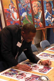 Billy Sims autographed limited edition print