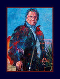 Black n' Blue fine art print Johnny Cash