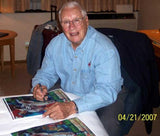 Bob Feller autographed art print