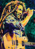 Bob Marley Gold fine art print