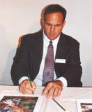 Bruce Matthews autographed limited edition print