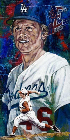 Burt Hooton autographed limited edition print
