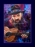 Contemplating Blaze fine art print featuring Blaze Foley