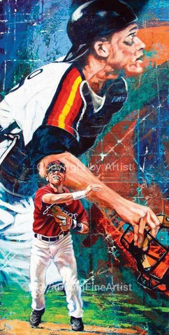 Craig Biggio autographed limited edition print