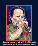 Delbert McClinton autographed limited edition fine art print