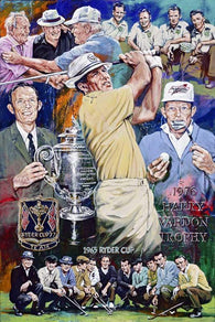 Don January autographed fine art print signed by Don January