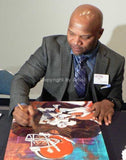 Eric Metcalf original painting featuring Eric Metcalf by Robert Hurst signed by Metcalf