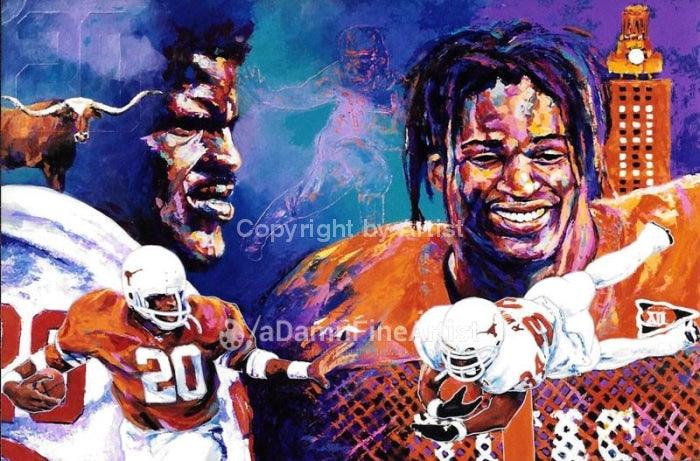 NFL Denver Broncos 2017 uniform original art – Heritage Sports Art