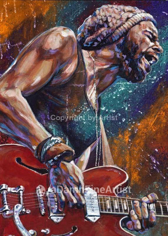 Gary Clark Jr fine art print
